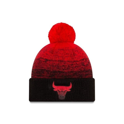 Chicago Bulls Gorra | New Era NBA Back Half Cuff Knit Beanie Mexico - Negros